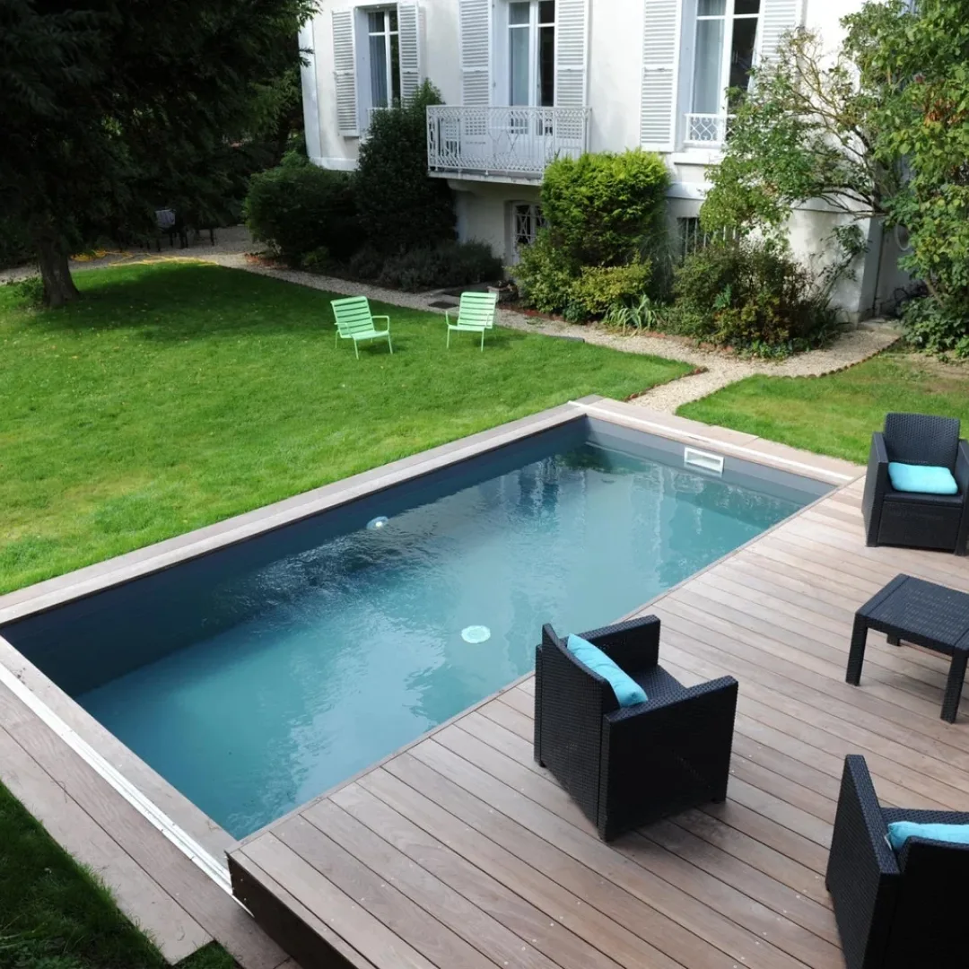 Раздвижная терраса для бассейна в Курске