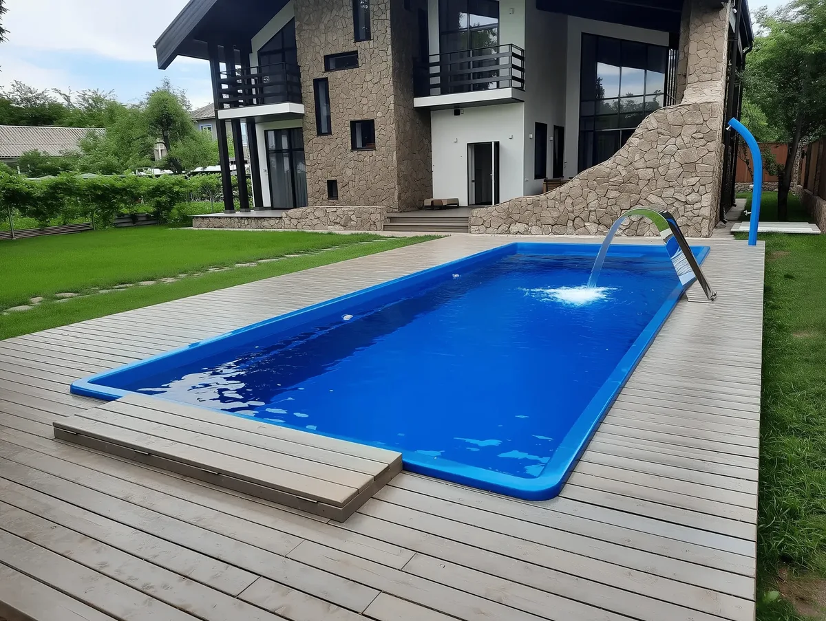 Композитный бассейн Laguna 9 — вид сверху в Курске