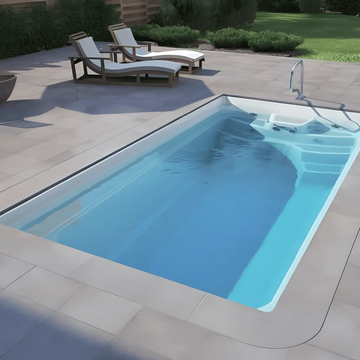 Композитный бассейн Laguna 5 — вид сверху в Курске