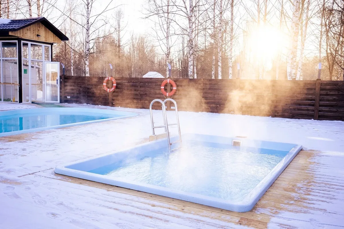 Композитный бассейн Laguna 4 — установка в Курске