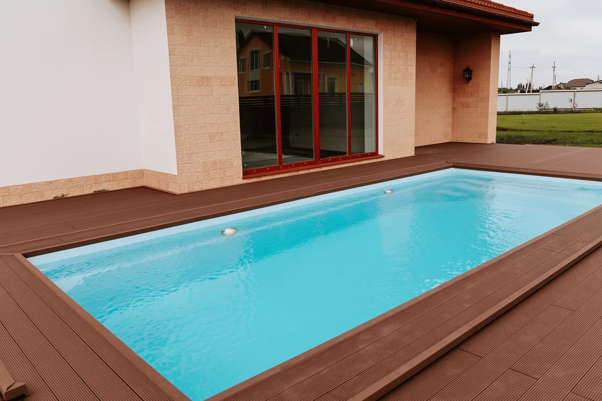 Композитный бассейн Laguna 8 — вид сверху в Курске